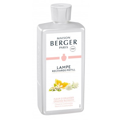 Maison Berger - Recharge Lampe Berger 500 ml - Fleur d'Oranger